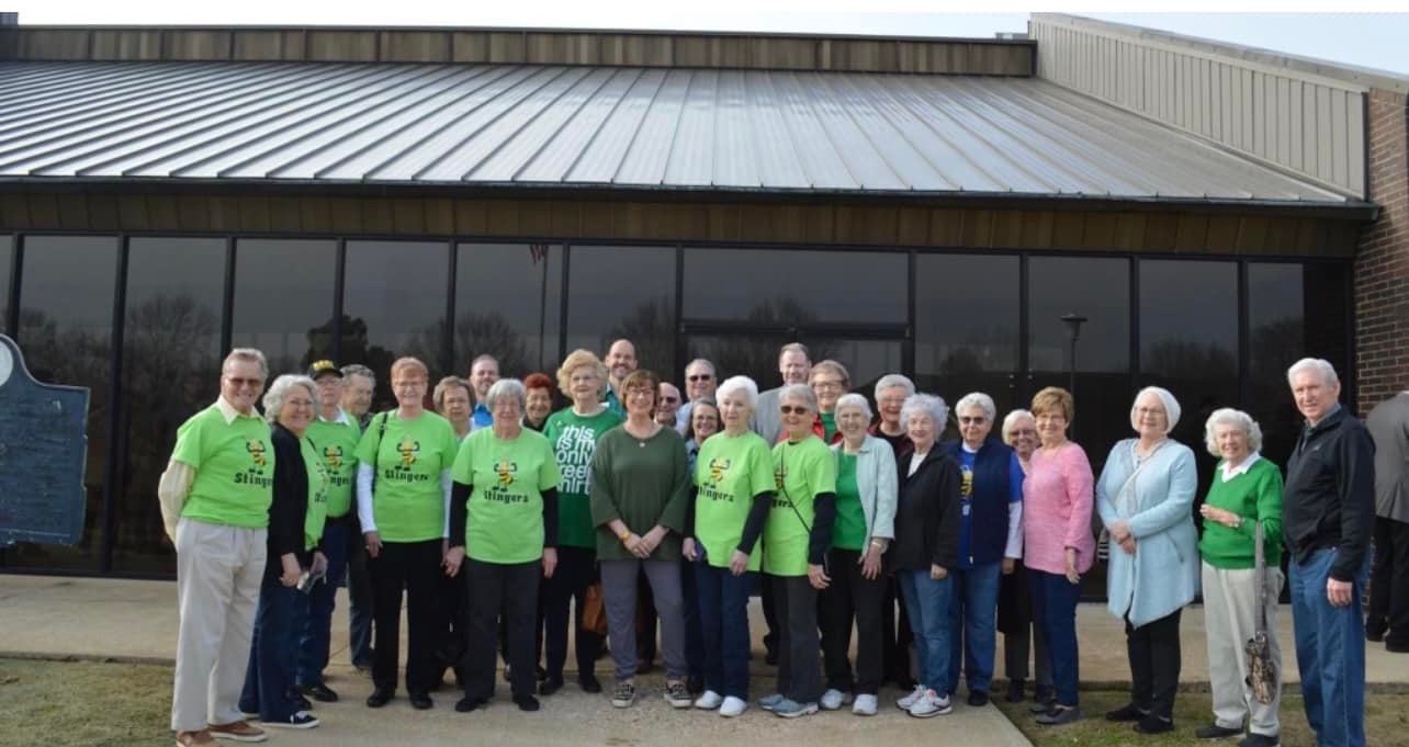 Senior Center Grand Reopening Group Picture