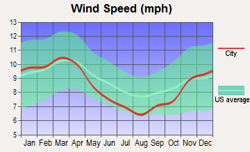 Wind Speed in Miles Per Hour