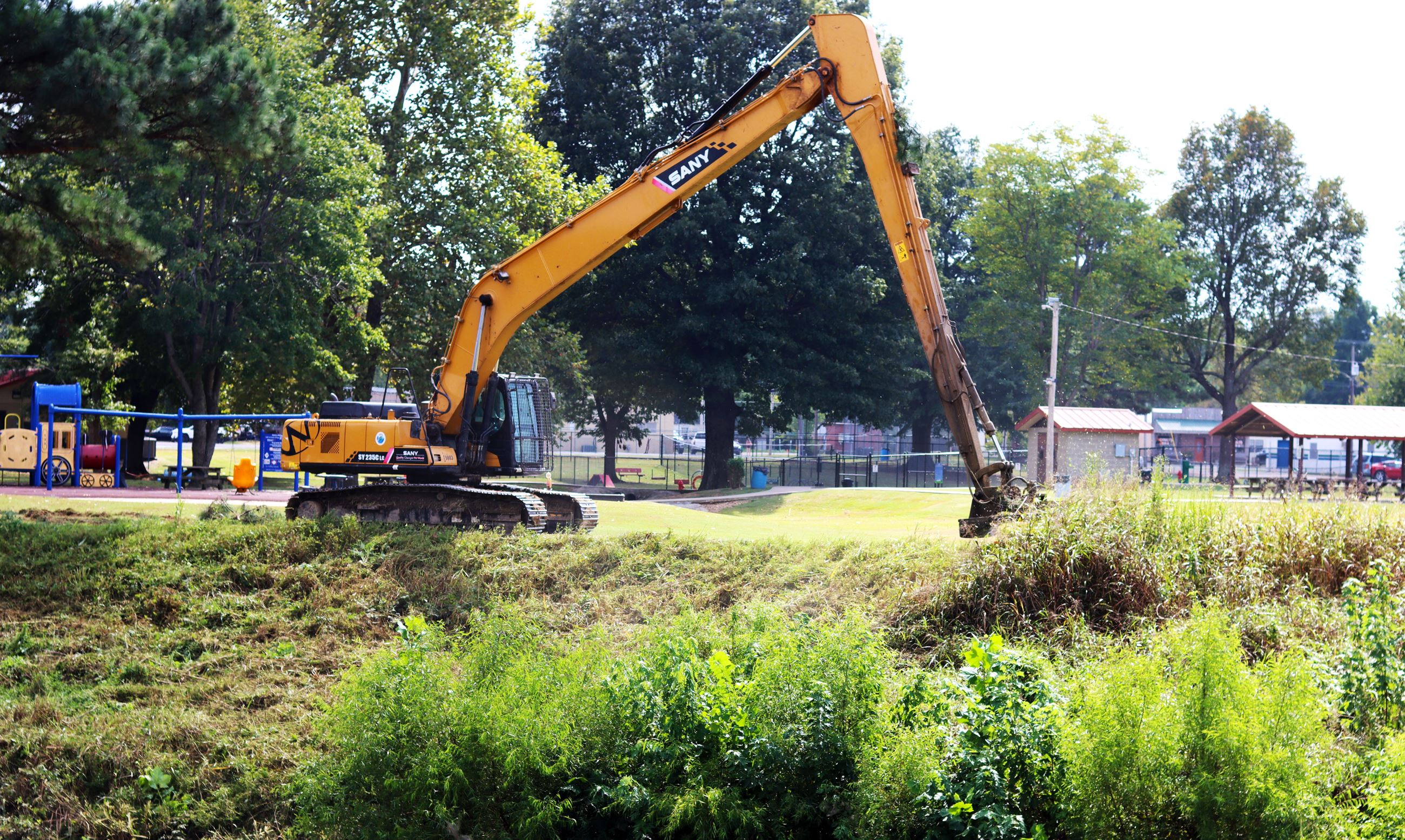 Harmon Park construction edit